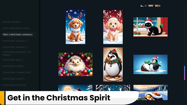 Christmas Color by Number Pixel Art - PC - (Windows)