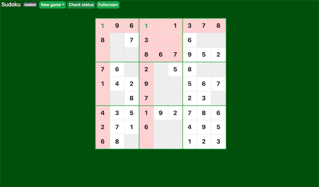 #3. Sudoku Craze (Windows) 由: Solitaired