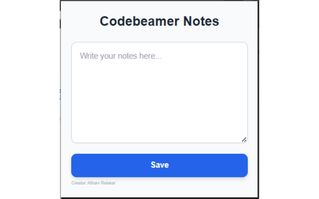Codebeamer Notes