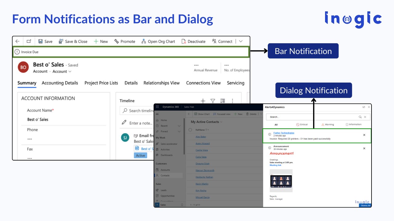 Snapshot 8 of Alerts/Notifications Management in Dynamics 365 CRM - Alerts4Dynamics