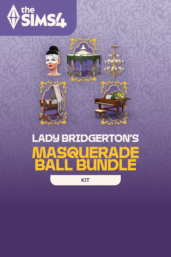 The Sims 4 Lady Bridgerton’s Masquerade Ball Bundle Xbox Series X|S and Xbox One cover art