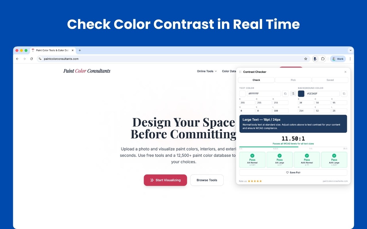 Color Contrast Checker