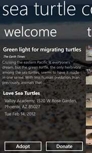 Sea Turtle App screenshot 1