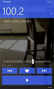 fmRadio screenshot 1