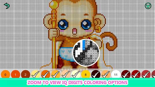 Pixel Art - Color by Number Book Pages screenshot 6