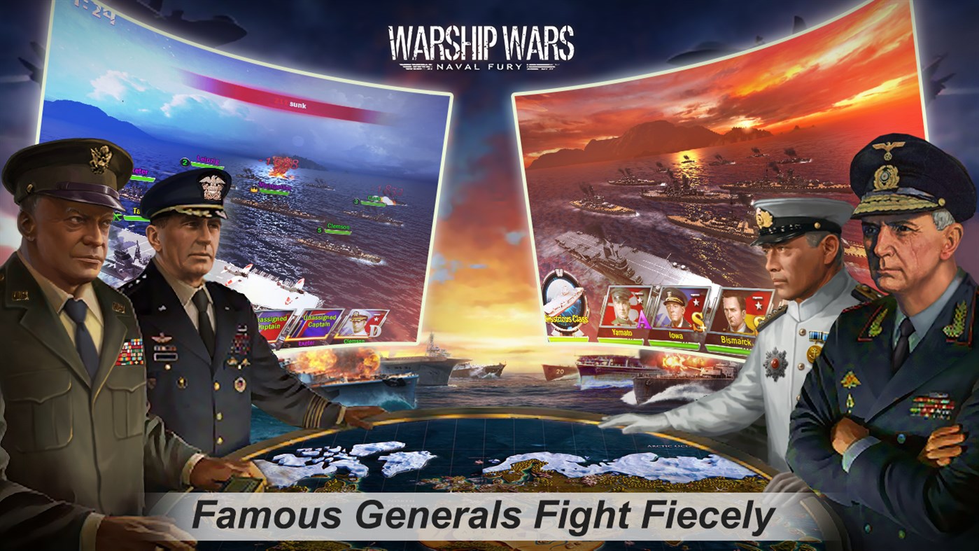 #5. Warship Wars: Naval Fury (Windows) Podle: MIRACLE GAMES INC.