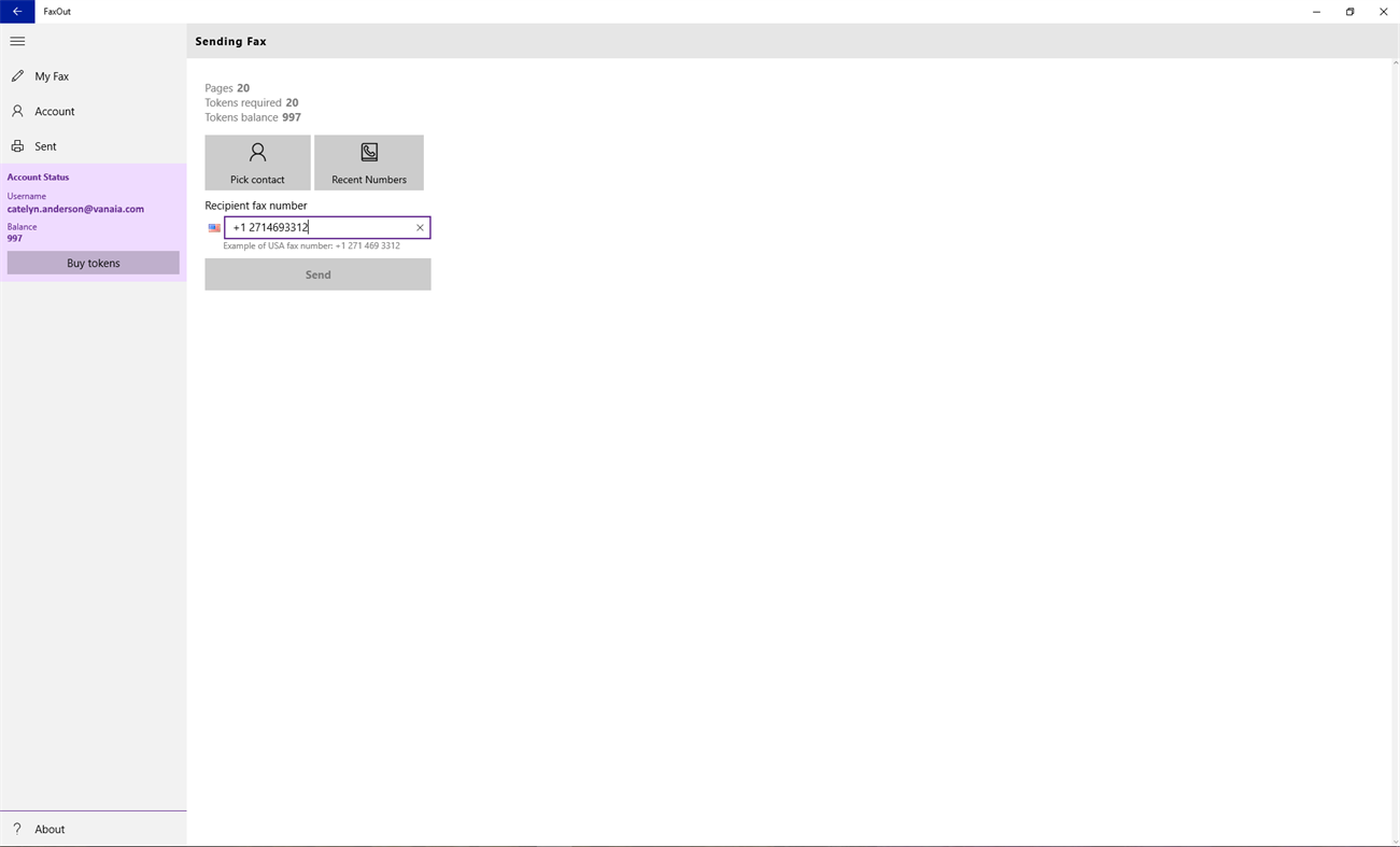 #6. Fax Out (Windows) Av: Vanaia LLC