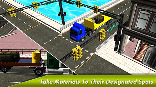 Heavy Truck Driver Simulator 3D - City Cargo Duty screenshot 2