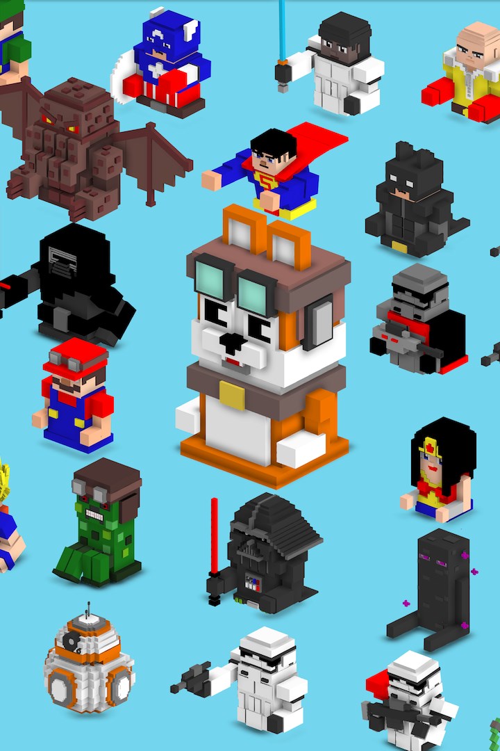 Blocky Skies Craft: Crossy Heroes
