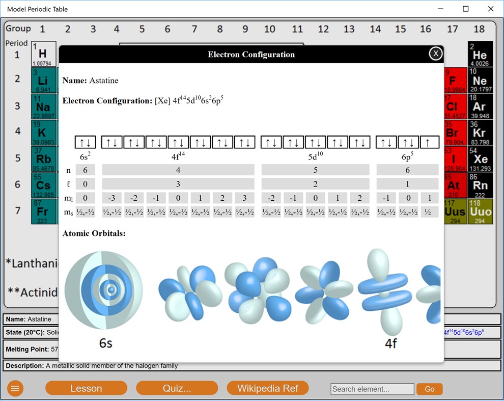 #5. Model Periodic Table (Windows) 게시자: Model Science Software Inc.