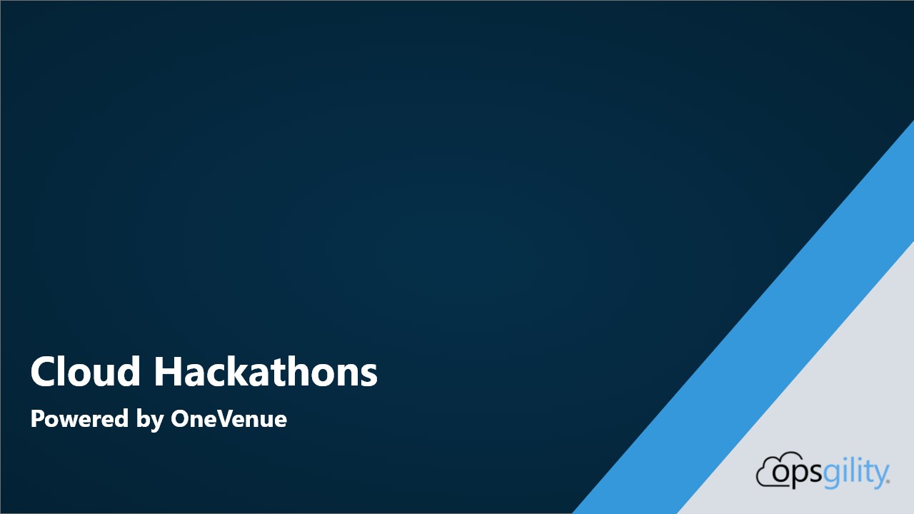 Snapshot 1 of AZ 900 Workshop | Azure Foundations with Opsgility | Hosted on OneVenue | Virtual or In-person