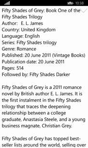 50 Shades of Grey Book screenshot 4