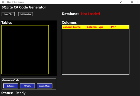 SQLite Code Generator screenshot 1