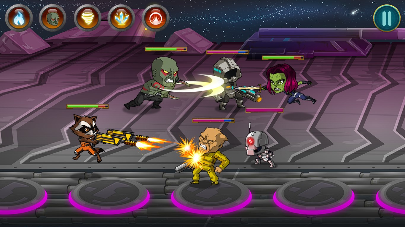 Screenshot: Jump into battle with the Guardians of the Galaxy