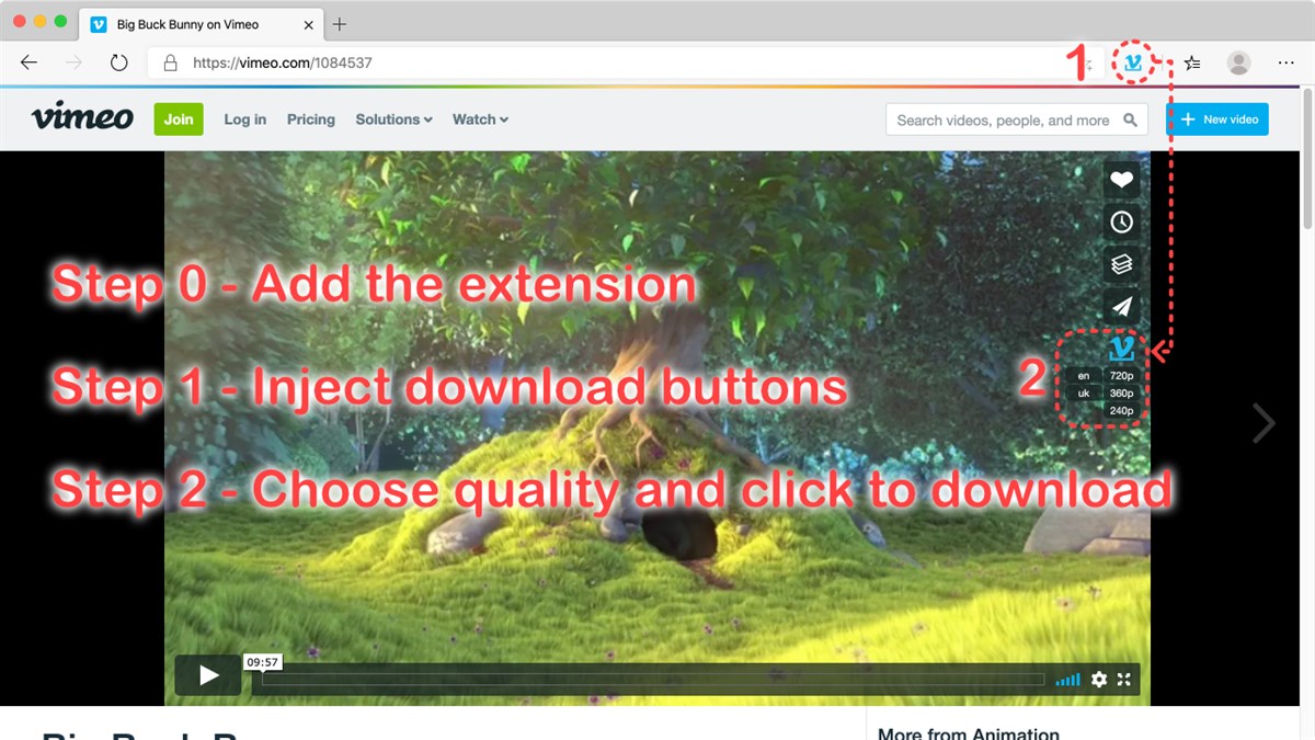 Simple Vimeo Downloader - Download Videos and Subtitles from Vimeo