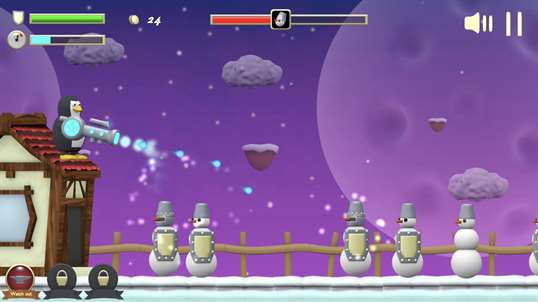 Penguin VS Snowman War screenshot 1