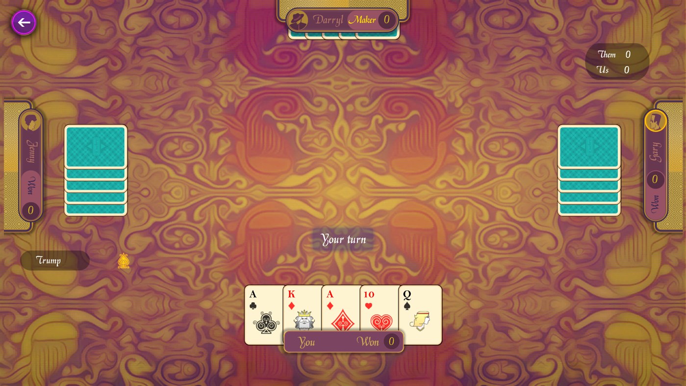 #5. Euchre Card Game (Windows) 게시자: Card Guru Game Studio