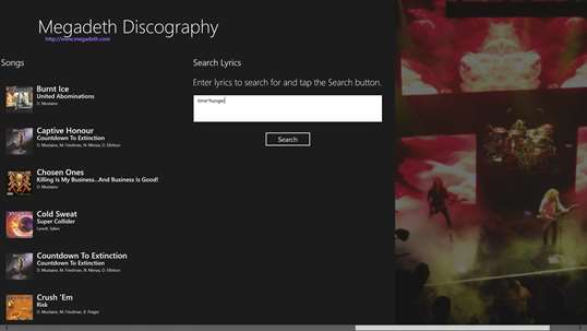 Megadeth Discography screenshot 8