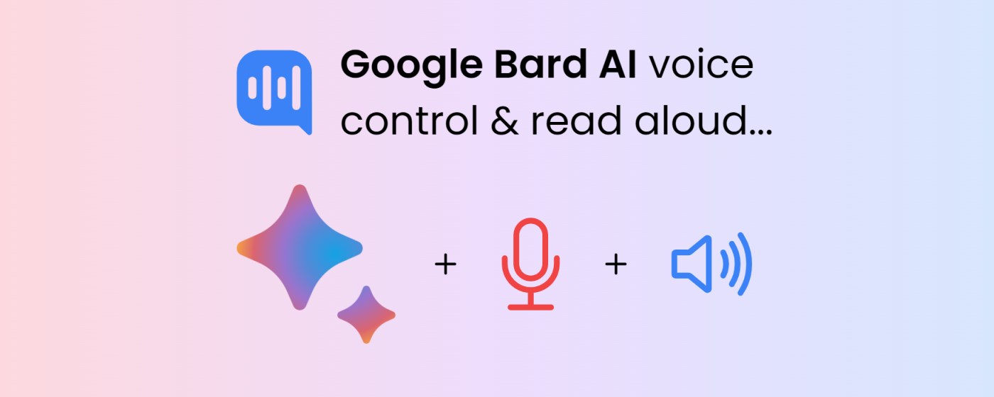 Voice Control for Bard marquee promo image