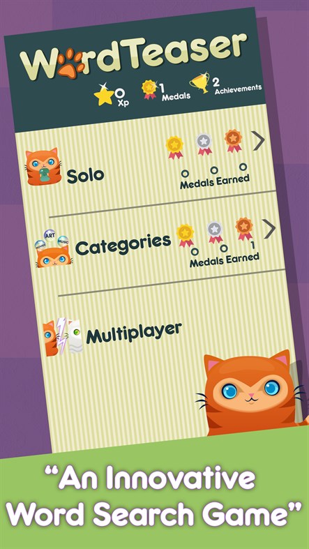 #1. Word Teaser - Challenging Word Game (Windows) By: GAMEADU