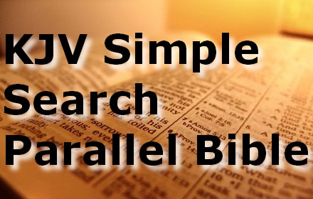 KJV Simple Search Parallel Bible App small promo image