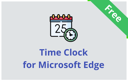 Free Time Clock for Browser™ small promo image