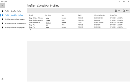 All My Pets - Pet Profile and Activity Management Tool screenshot 3