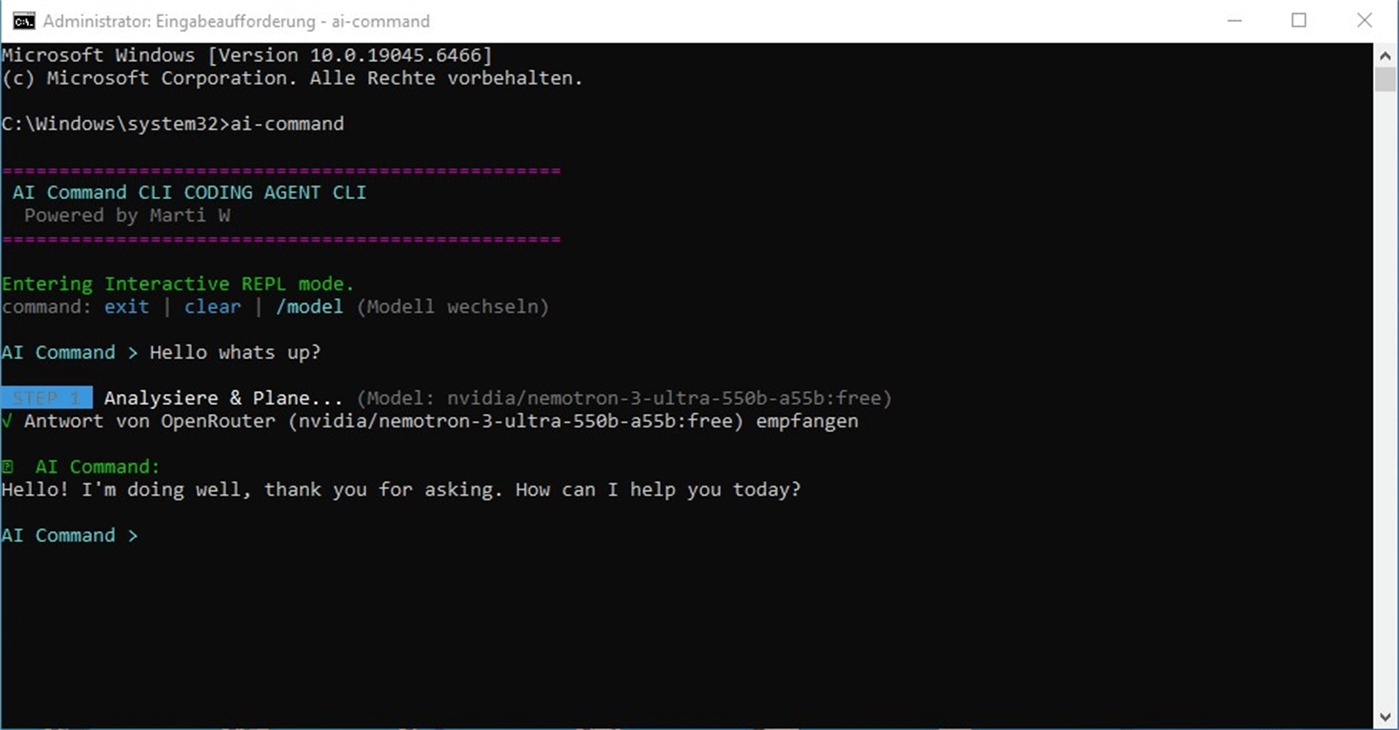 #1. AI Command (Windows) بواسطة: Marti W