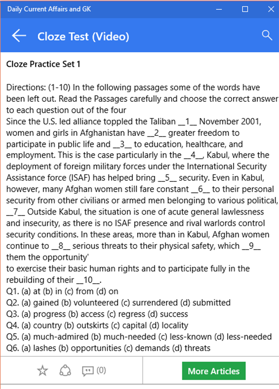 #8. Daily Current Affairs and GK (Windows) By: InStock Inc