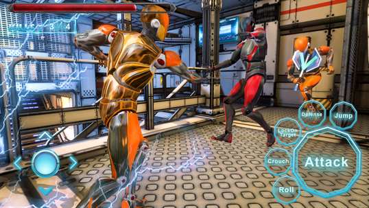 Futuristic Sci-Fi Robot Sword Battle screenshot 4