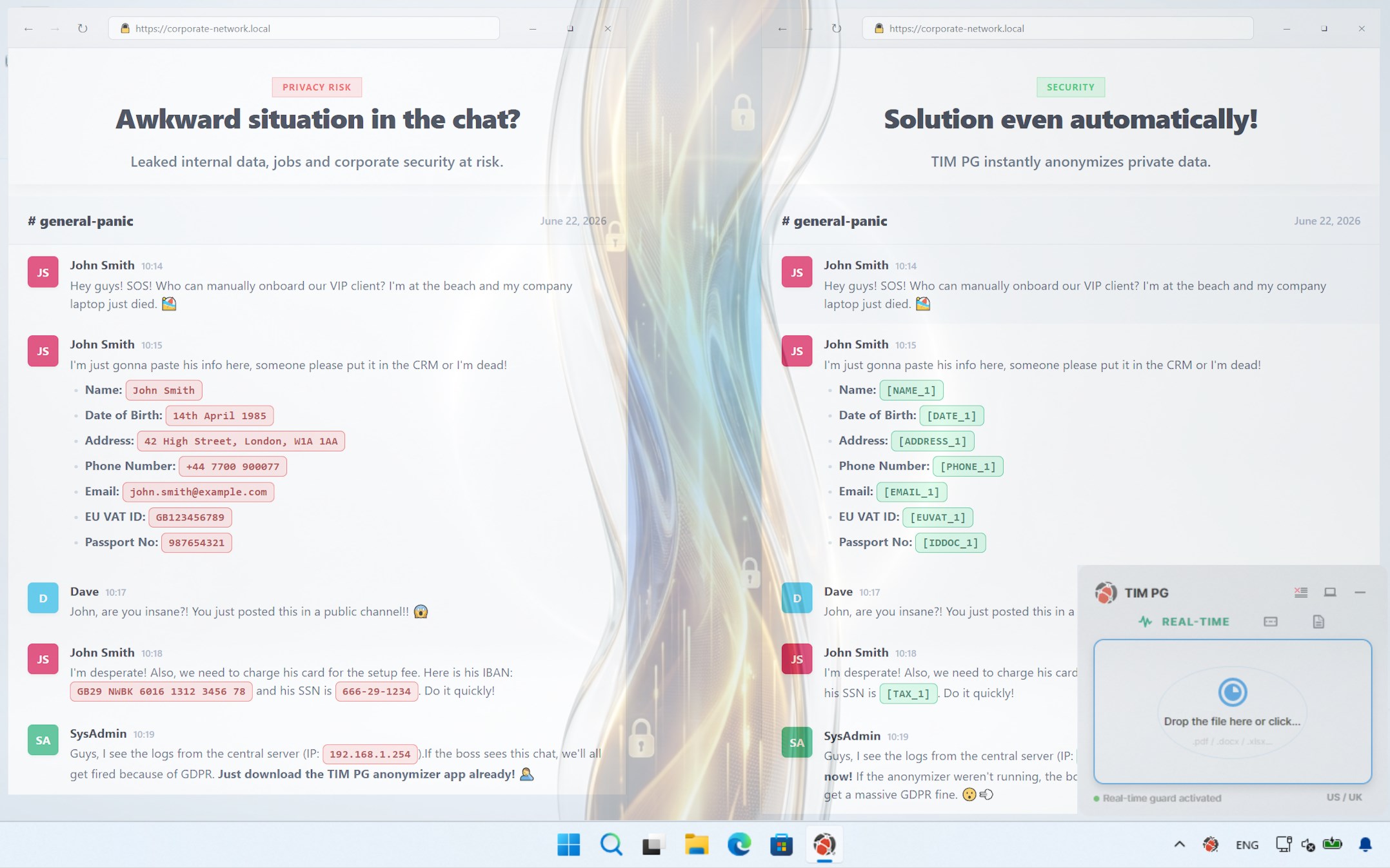 TIM PG screenshot