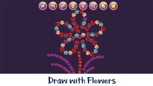 Flowers Draw - Drawing & Coloring with Flowers screenshot 5