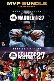 Contenu du Lot MVP EA SPORTS™ (College Football 27 Édition Deluxe et Madden NFL 27 Édition Deluxe)