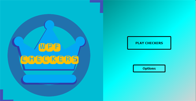 WPF Checkers screenshot 1