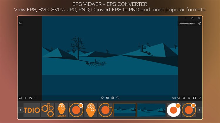 EPS Viewer+ - EPS to PNG - PC - (Windows)