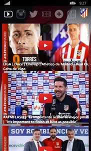 Atlético de Madrid Oficial screenshot 2