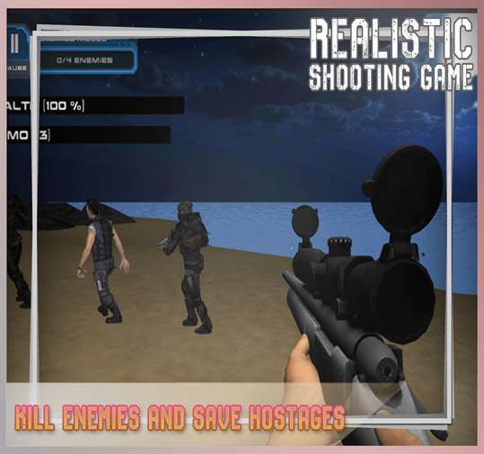Elite Army Sniper Shooter 3D screenshot 2