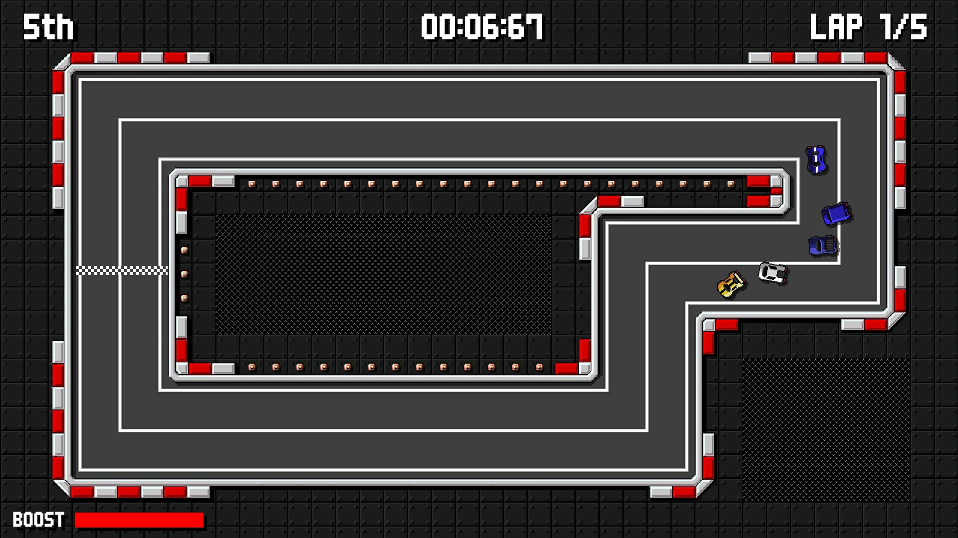 Скриншот №10 к Retro Pixel Racers