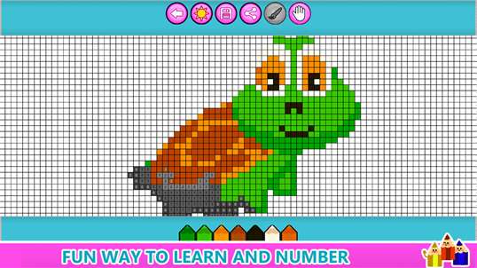 Learn with Color by Numbers screenshot 3