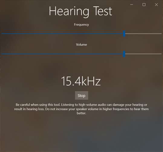 Simple Hearing Test screenshot 2