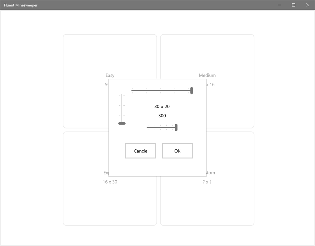 #5. Fluent Minesweeper (Windows) 由: 许大鹏