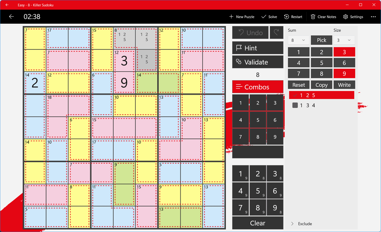 #2. Killer Sudoku (Windows) By: Reflection IT