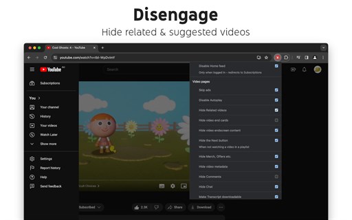 Control Panel for YouTube - UI & Ad Controls