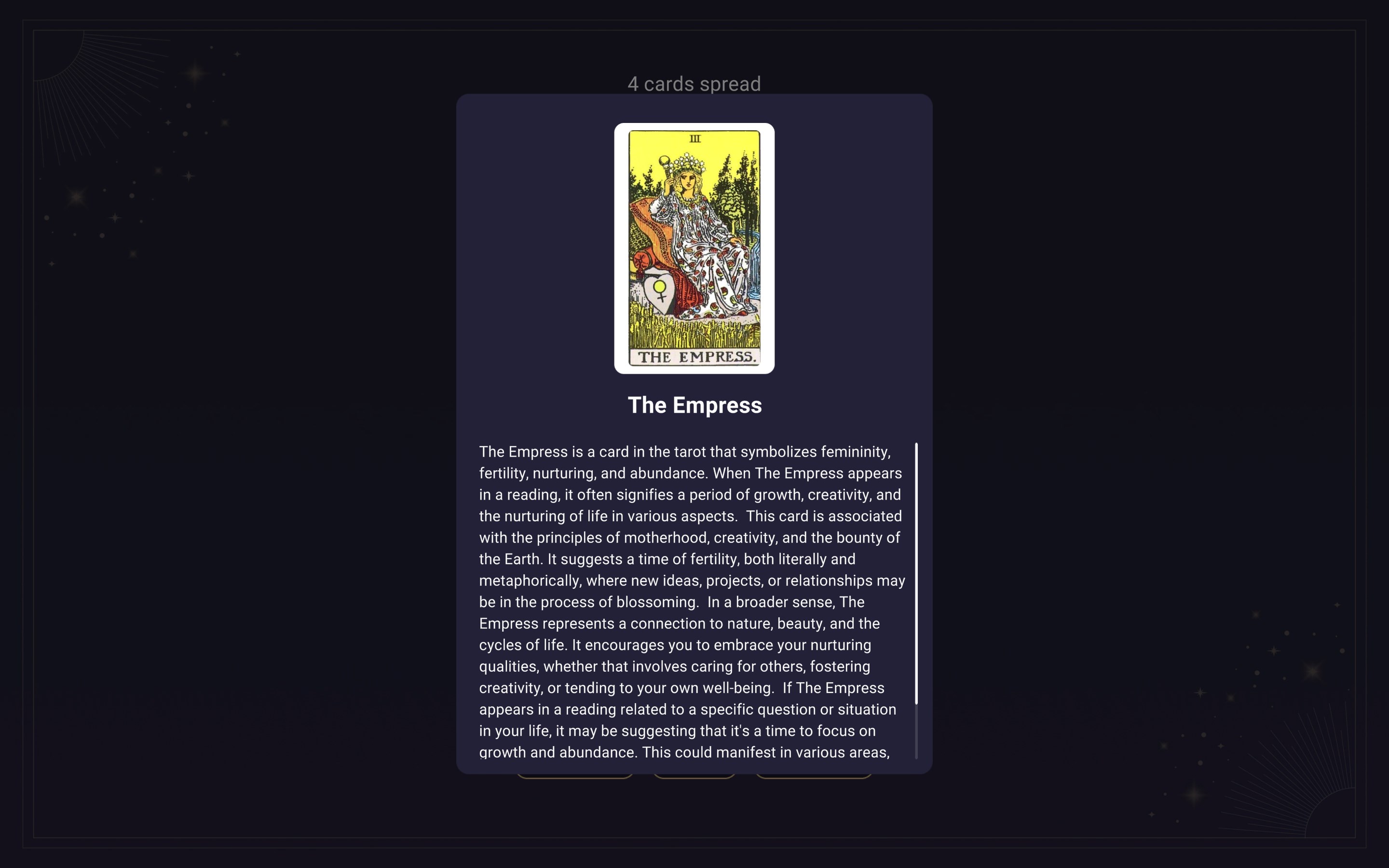 Tarot Reading - Trusted Cards Deck screenshot