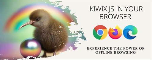 Kiwix JS Browser Extension marquee promo image