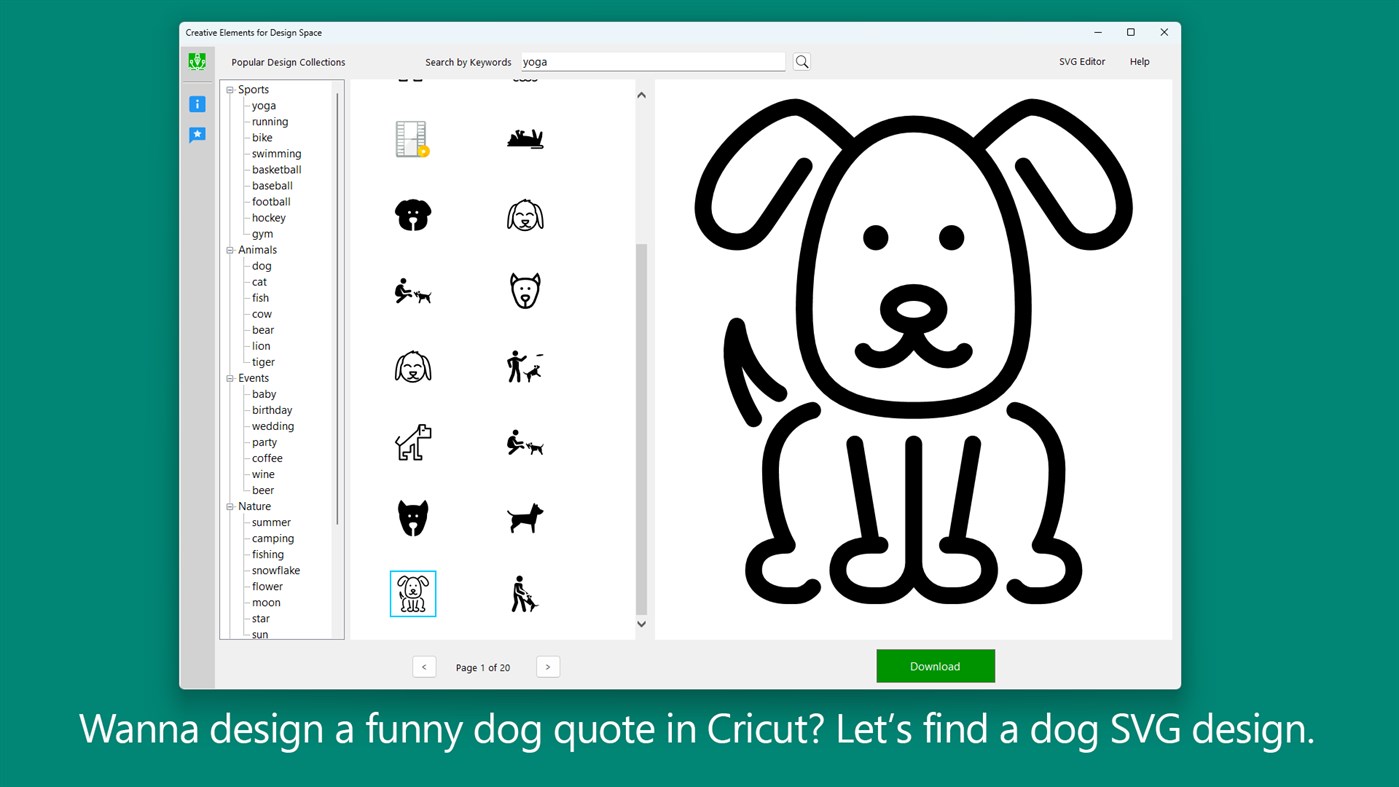 #4. Creative Elements for Design Space (Windows) Bởi: HUXSoft