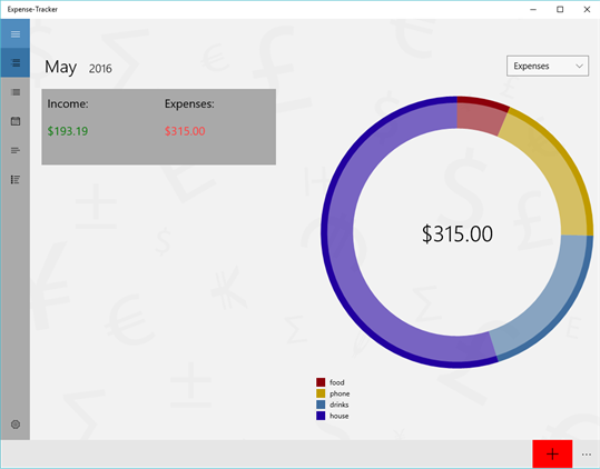 Expense-Tracker screenshot 1