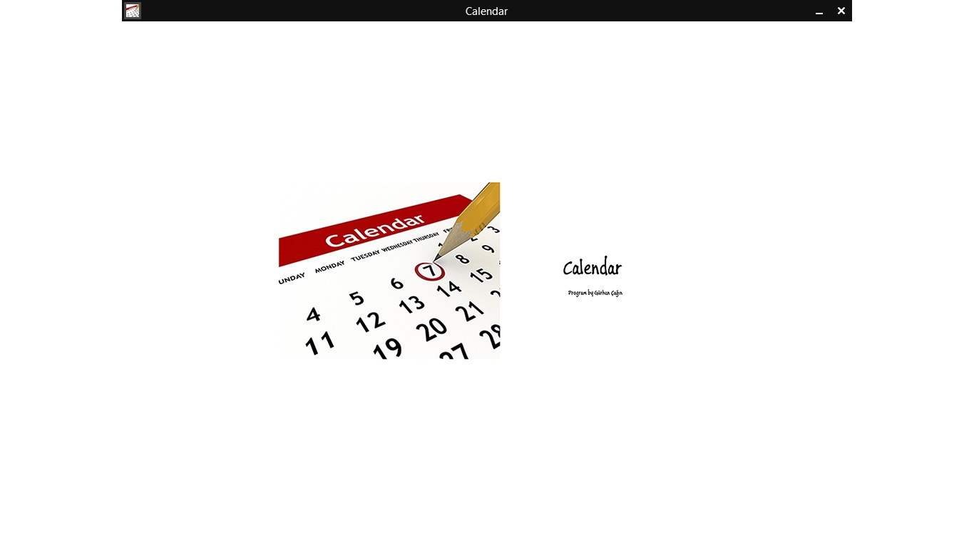 Simple Calendar for Windows 10