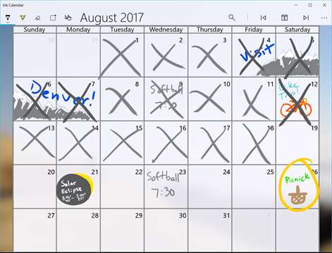Ink Calendar Screenshots 1