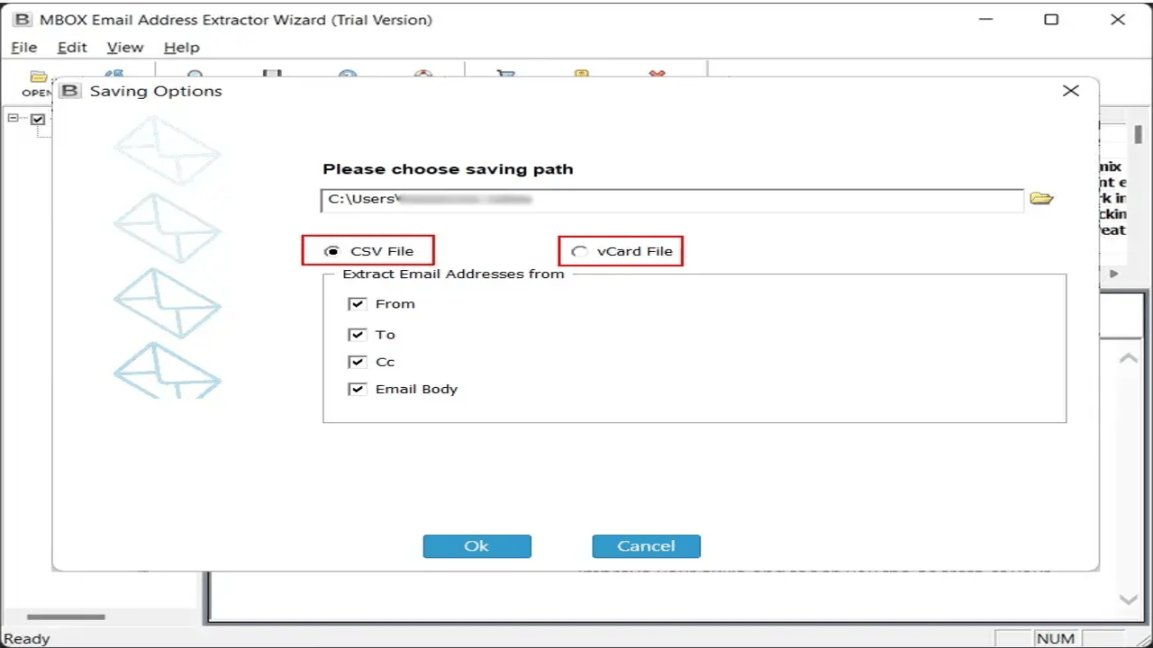 Snapshot 5 of BitRecover Apple Mail Email Address Extractor